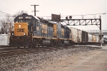 Southbound local returns to the yard